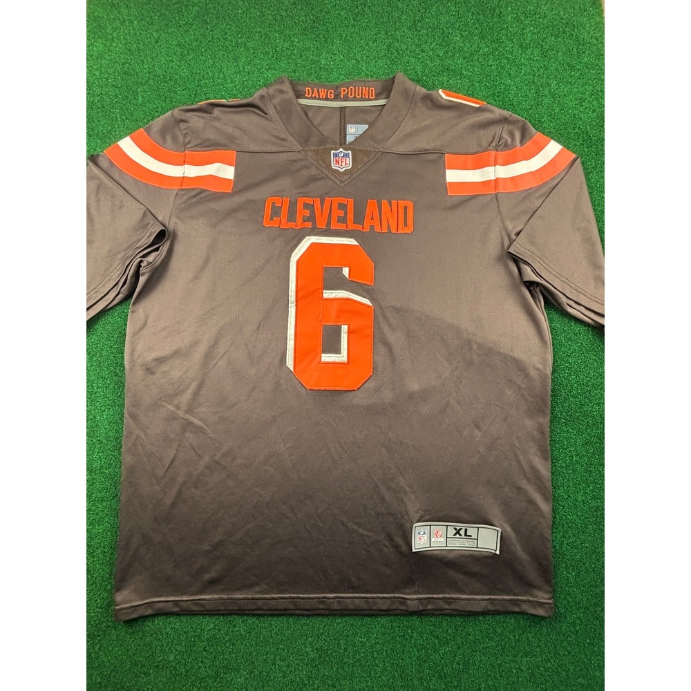 Cleveland Browns Official NFL Football Jersey Baker Mayfield Number 6 - XL